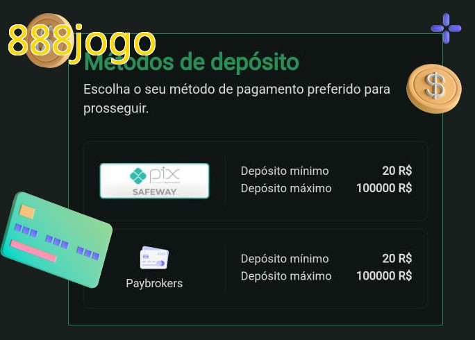 O cassino 888jogobet oferece uma grande variedade de métodos de pagamento