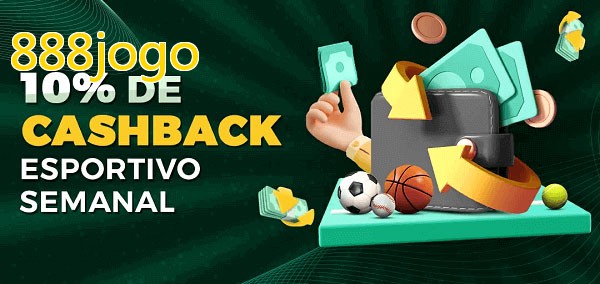 10% de bônus de cashback na 888jogo